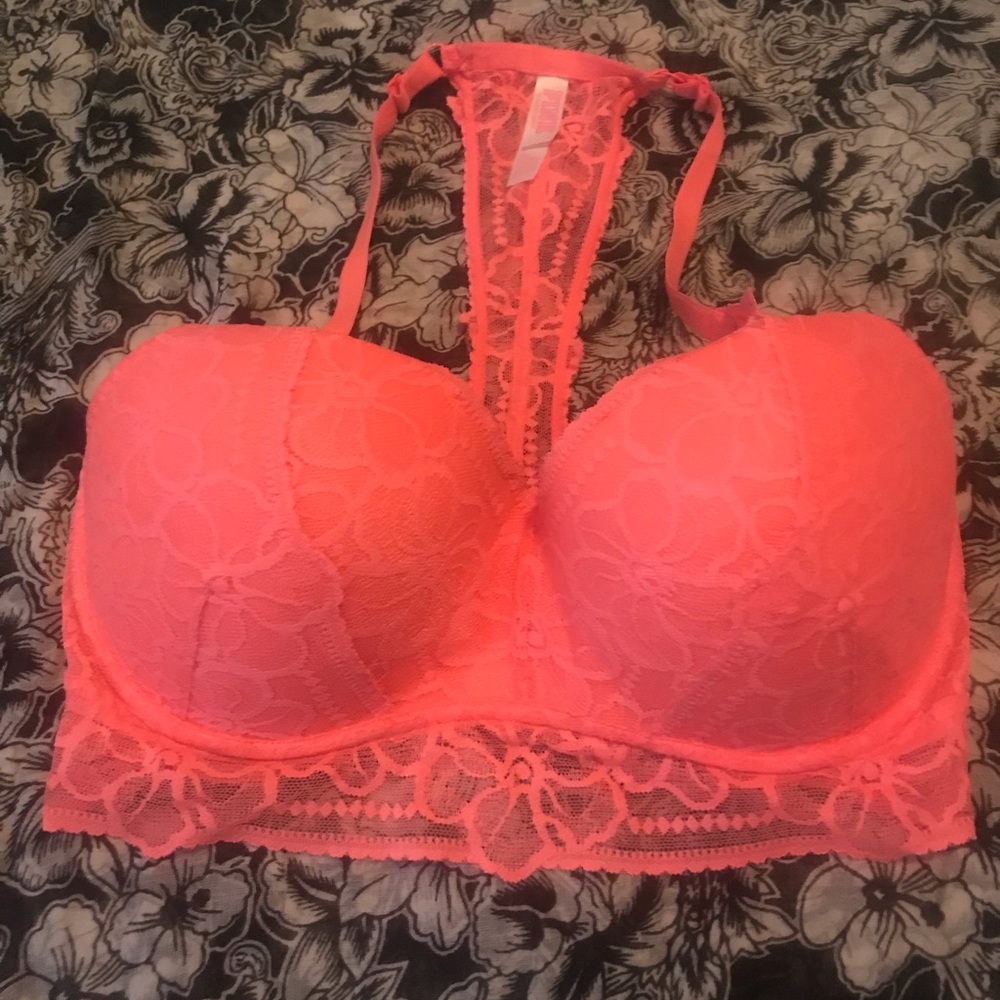 Pink bra